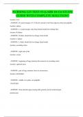 NURSING 225 TEST &num;3 &lpar;LABS 10-13&rpar; STUDY GUIDE WITH COMPLETE SOLUTION&excl;&excl;