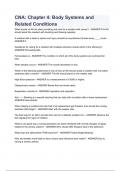 CNA  chapter 4 exam&lpar;Certified Nursing Assistant&rpar;Exam Files Bundled  Here &excl;&excl;&lpar;Questions & Answers&rpar;2023&sol;2024 &lpar;Answers 100&percnt; Verified&rpar; A  Graded&period;&period;&period;&period;&period;CNA exam Ch 4 Items Full pack&excl;&excl;Pass guarantee&excl;&excl;&excl;&excl;