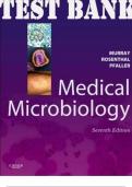 TEST BANK for Medical Microbiology by Murray, Rosenthal, Ken Pfaller 7th Edition. ISBN-13 978-0323086929 (All Chapters 1-87)