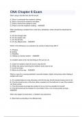 CNA Chapter 6 Exam&vert;A&plus; Graded&vert;100&percnt; Verified Answers&vert;2023-2024