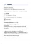 CNA chapter 6 Exam&lpar;2023&sol;2024&rpar; A&plus; Graded&vert;100&percnt; Verified Answers