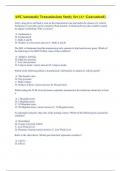 ASE Automatic Transmissions Study Set &lpar;A&plus; Guaranteed&rpar;