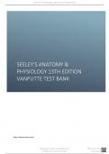 Seeley’s Anatomy & Physiology 13th Edition VanPutte TEST BANK.