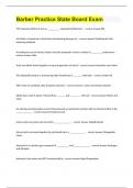 Barber Practice State Board Exam