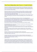State Farm Independent Auto Exam &lpar;A&plus; Graded Already&rpar;