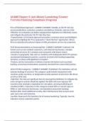 ACAMS Chapter 3: Anti-Money Laundering/Counter Terrorist Financing Compliance Programs,100% CORRECT