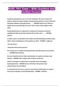 NURS 7001 Exam 1 With Questions and Verified Answers