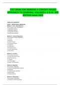 TEST BANK FOR NURSING A CONCEPT-BASED APPROACH TO LEARNING&comma; VOLUMES I&comma; II & III&comma; 3RD EDITION-latest-2023