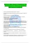 Exam Arkansas State Board of Embalmers and FuneralDirectors LRR Questions and Answers 2023Complete