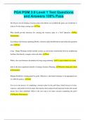 PGA PGM 3&period;0 Level 1 Test Questions and Answers 100&percnt; Pass