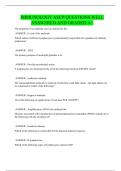 IMMUNOLOGY ASCP QUESTIONS WELL ANSWERED AND GRADED A&plus;