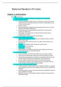 Maternal Newborn ATI notes