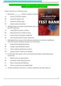 Test Bank Applied Pathophysiology A Conceptual Approach to the Mechanisms of Disease 3rd Edition