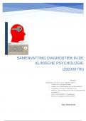 Samenvatting Psychologische diagnostiek in de gezondheidszorg -  Diagnostiek in de klinische psychologie &lpar;200300176&rpar;