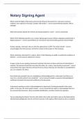 Notary Signing Agent exam 2023 with 100&percnt; correct answers