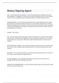 Notary Signing Agent exam 2023 with 100&percnt; correct answers