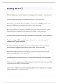 notary exam 2 2023 with 100&percnt; correct answers