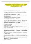 Arkansas State Board of Embalmers and Funeral Directors LRR Questions and Answers 2023 Complete &lpar;GRADED A&plus;&rpar; 