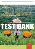 Test Bank For Cultural Anthropology: An Applied Perspective - 11th - 2018 All Chapters - 9781337109642