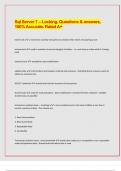 Sql Server 7 &ndash; Locking&period; Questions & answers&comma; 100&percnt; Accurate&period; Rated A&plus;