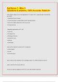 Sql Server 7 - Misc 3 Questions & answers&comma; 100&percnt; Accurate&period; Rated A&plus;