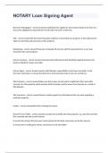 Notary signing test exam 2023 with 100&percnt; correct answers