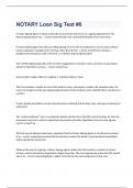 Notary signing test exam 2023 with 100&percnt; correct answers
