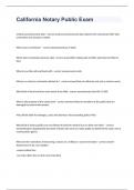 Notary signing test exam 2023 with 100&percnt; correct answers