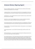 Notary signing test exam 2023 with 100&percnt; correct answers