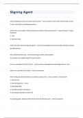 Notary signing test exam 2023 with 100&percnt; correct answers
