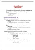 Bios256 Exam 2 Study Guide