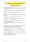 LETRS Unit 6 Assessment&comma; All Sessions 1-6&comma; comprehension & Midterm&semi; Complete Solution guide &lpar;Questions & Answers&rpar;