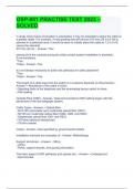 OSP-001 PRACTISE TEST 2023 &ndash;SOLVED