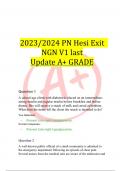 2023/2024 PN Hesi Exit  NGN V1 last Update A+ GRADE