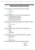 ATI TEAS 7 SCIENCE EXAM TEST BANK 303 QUESTIONS AND ANSWERS WITH COMPLETE SOLUTION