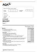 A-level BIOLOGY Paper 1