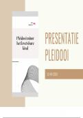 Presentatie pleidooi minor het kwetsbare kind - behaald met een 7&comma;3