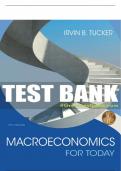 Test Bank For Macroeconomics for Today - 9th - 2017 All Chapters - 9781305507142