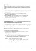 Summary Business Administration - Strategic Management (Hitt, et al.) Strategy and Organisation (6011P0203Y)