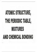 Summary: Chemistry - atomic structure  summary and revision  