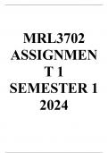 MRL3702 ASSIGNMENT 1 SEMESTER 1 2024