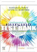 Test Bank For Fundamentals of Nursing, 3rd - 2023 All Chapters - 9780323828093