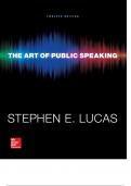 The Art of Public Speaking, 12th edition