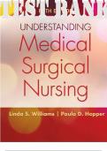 TEST BANK for Understanding Medical Surgical Nursing 5th Edition by Williams Linda and Hopper Paula. ISBN 9780803642263, ISBN-13 978- 0803640689. (Complete Chapters 1-57)