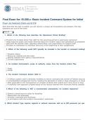  Final Exam for&colon; IS-200&period;c&colon; Basic Incident Command System for Initial