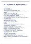BSN NURSING 2023 BUNDLE 100&percnt; VERIFIED