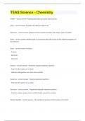 TEAS Science - Chemistry