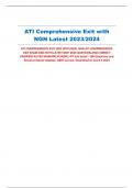 ATI Comprehensive Exit Exam with NGN Latest 2023/2024