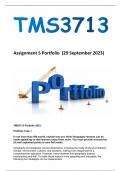 TMS3713 ASS 5 Portfolio 2023