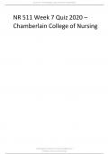 NR 511 Week 7 Quiz 2020 – Chamberlain College of Nursing. (2).